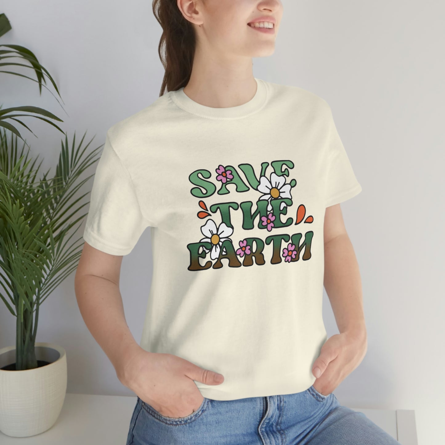Save the Earth Unisex Jersey Short Sleeve Tee