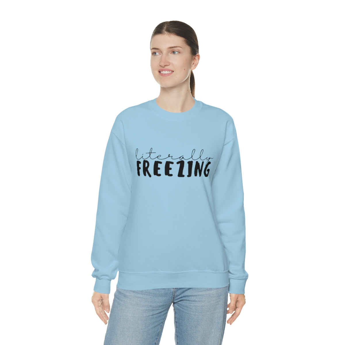 Literally Freezing Unisex Heavy Blend™ Crewneck Sweatshirt
