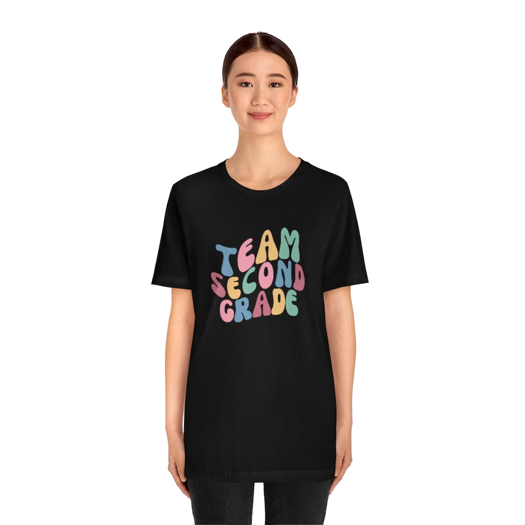 Team Second Grade Unisex Jersey Short Sleeve Tee