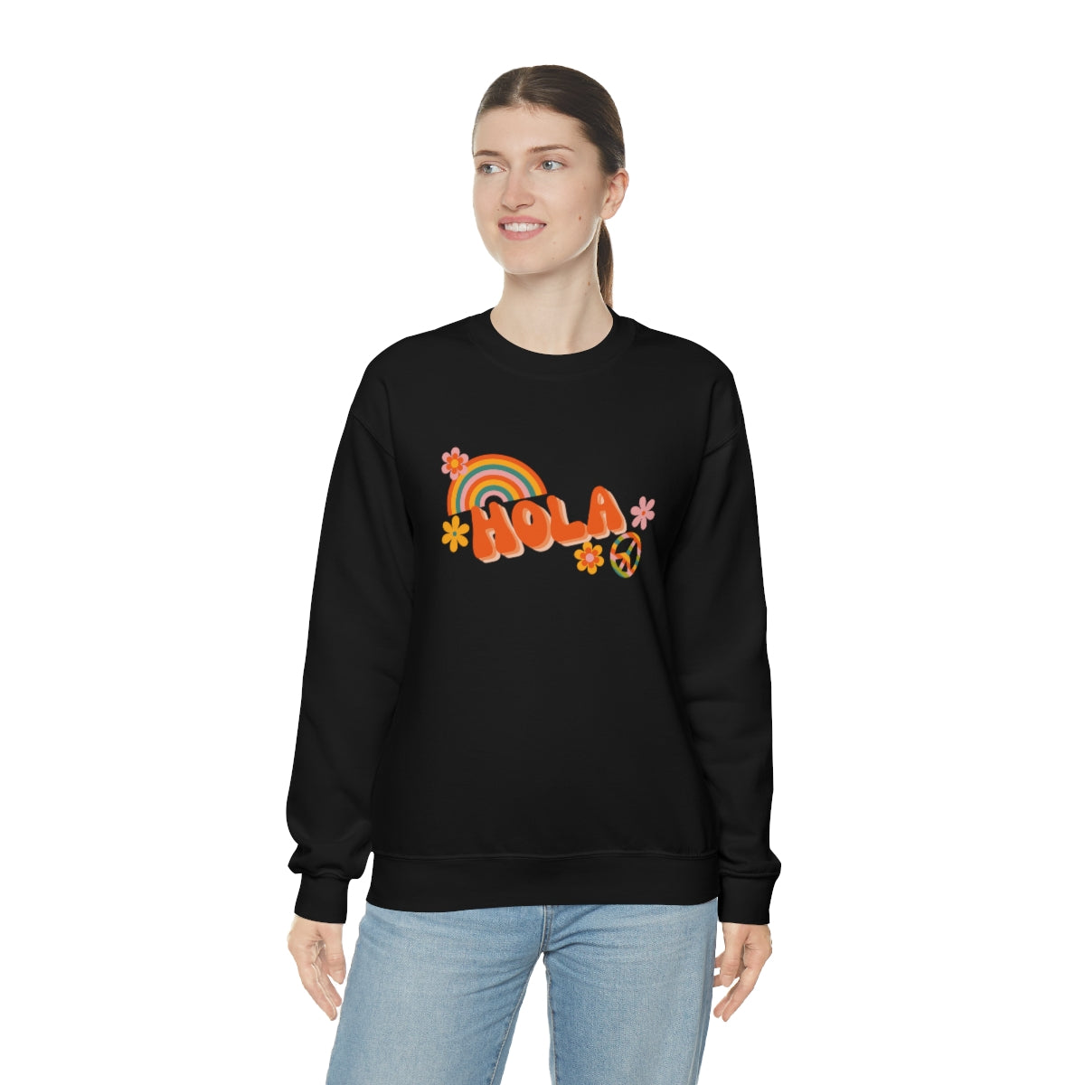 Hola Unisex Heavy Blend™ Crewneck Sweatshirt