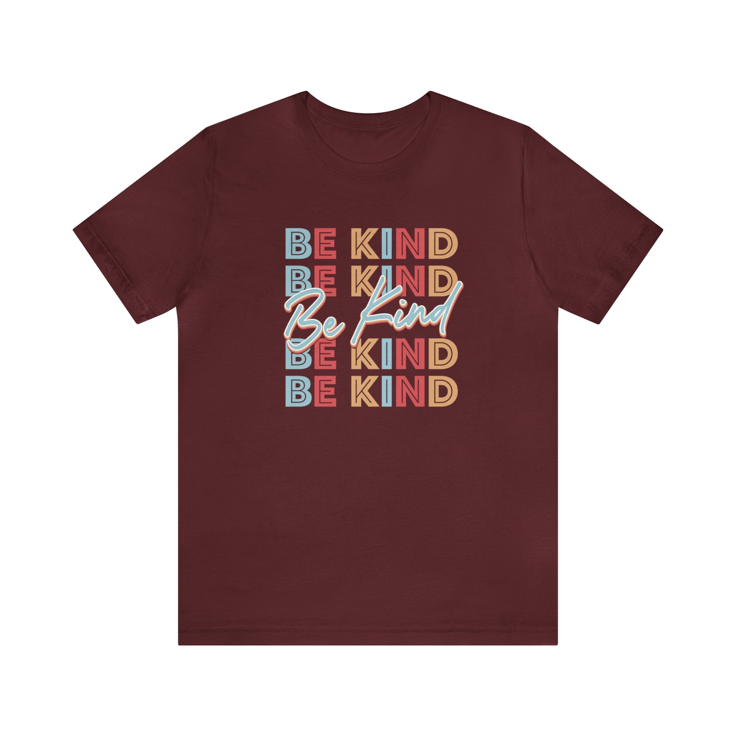 BE KIND on Repeat Unisex Jersey Short Sleeve Tee