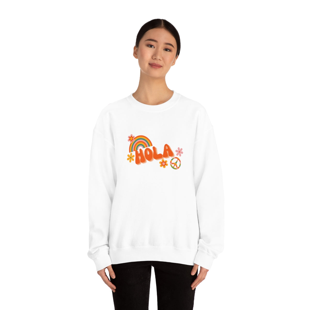 Hola Unisex Heavy Blend™ Crewneck Sweatshirt