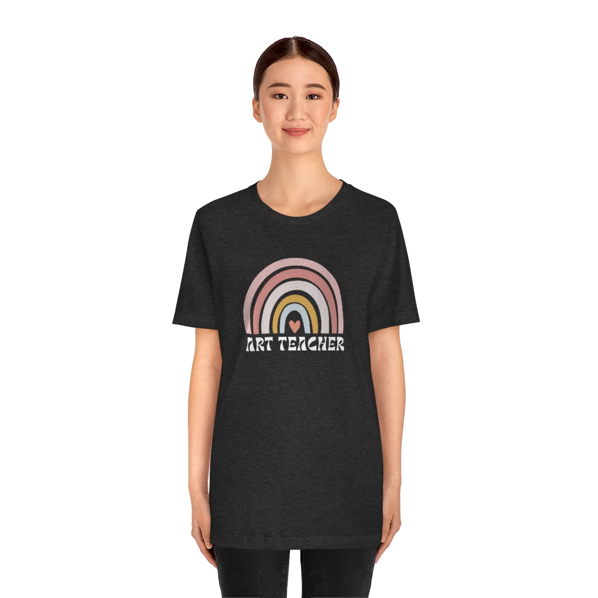 Art Teacher Rainbow Unisex Jersey Short Sleeve Tee
