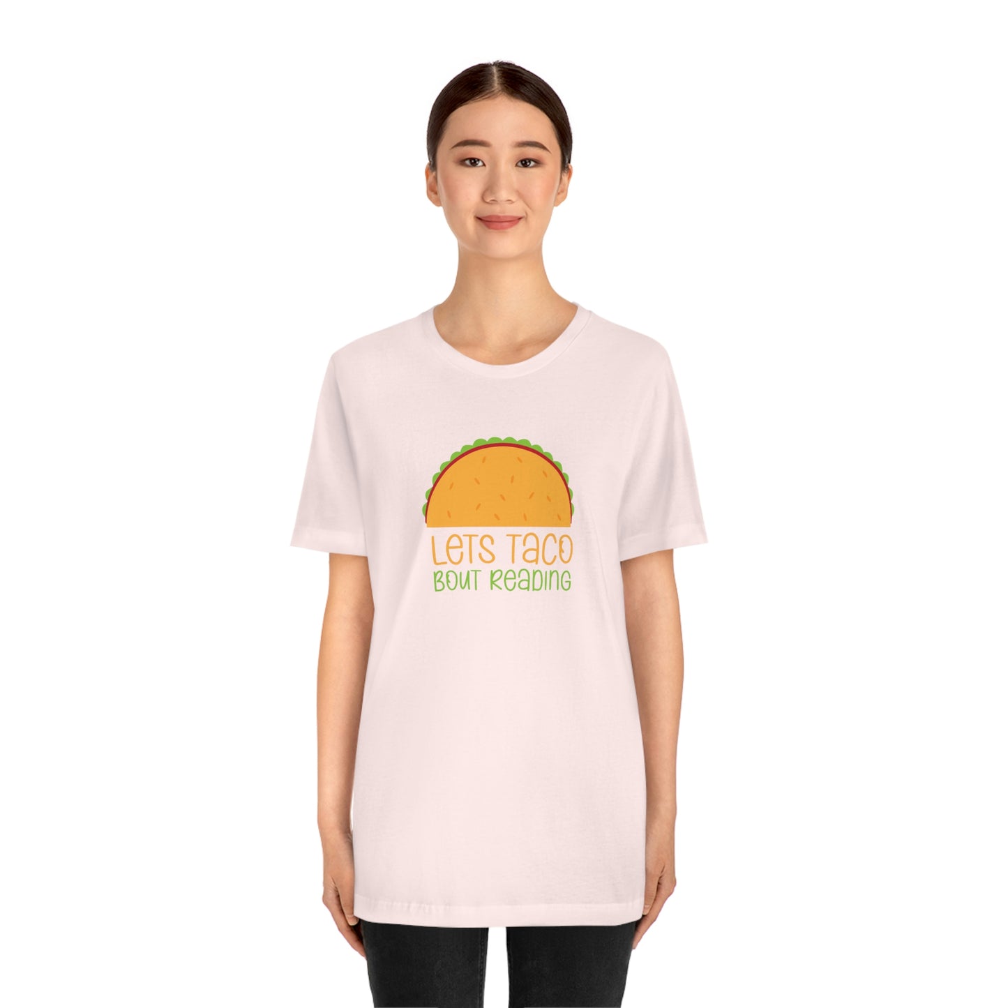Let's Taco Bout Reading Unisex Jersey Short Sleeve Tee