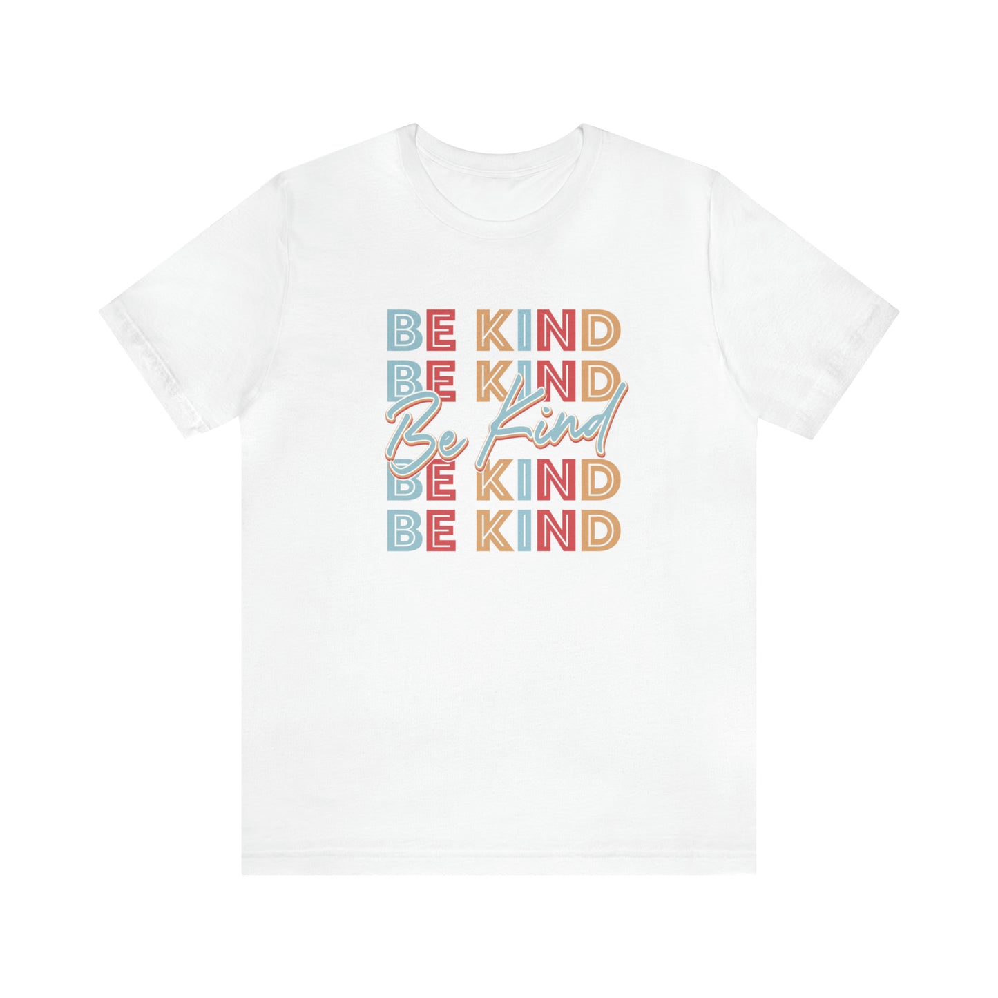 BE KIND on Repeat Unisex Jersey Short Sleeve Tee