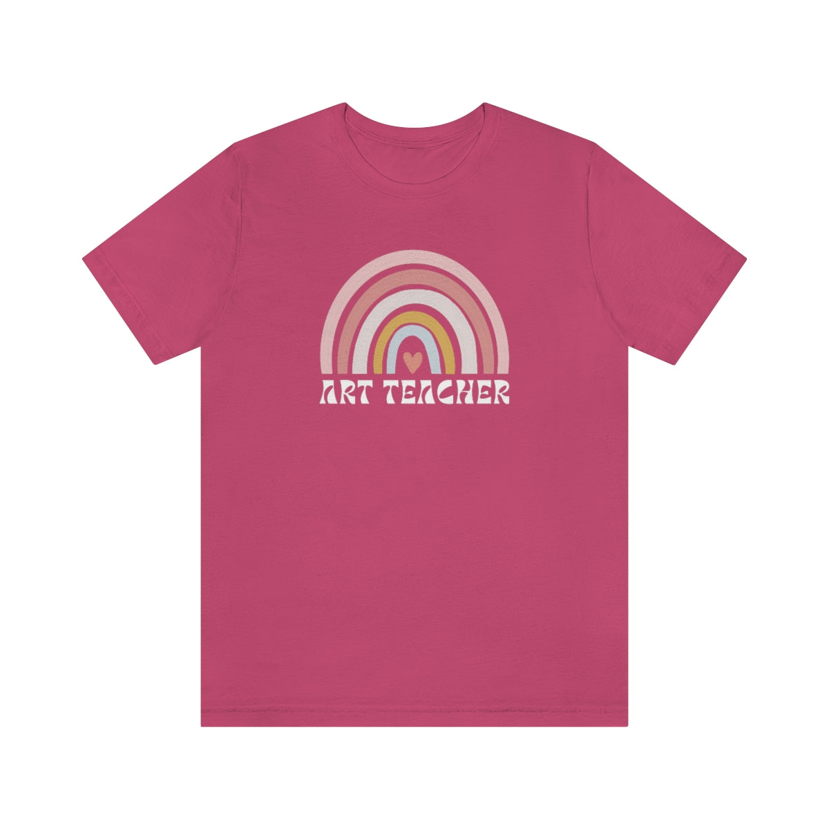 Art Teacher Rainbow Unisex Jersey Short Sleeve Tee