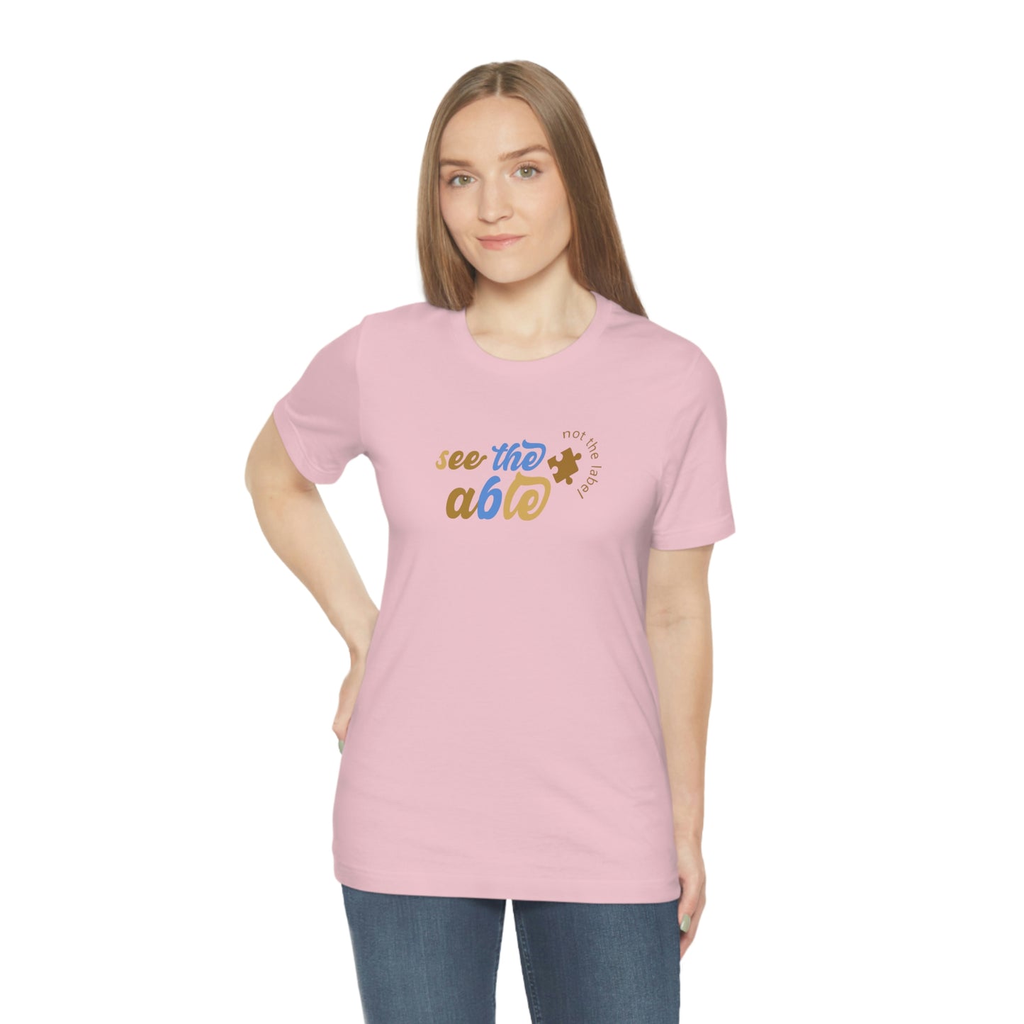 See the Able Not the Label Unisex Jersey Short Sleeve Tee
