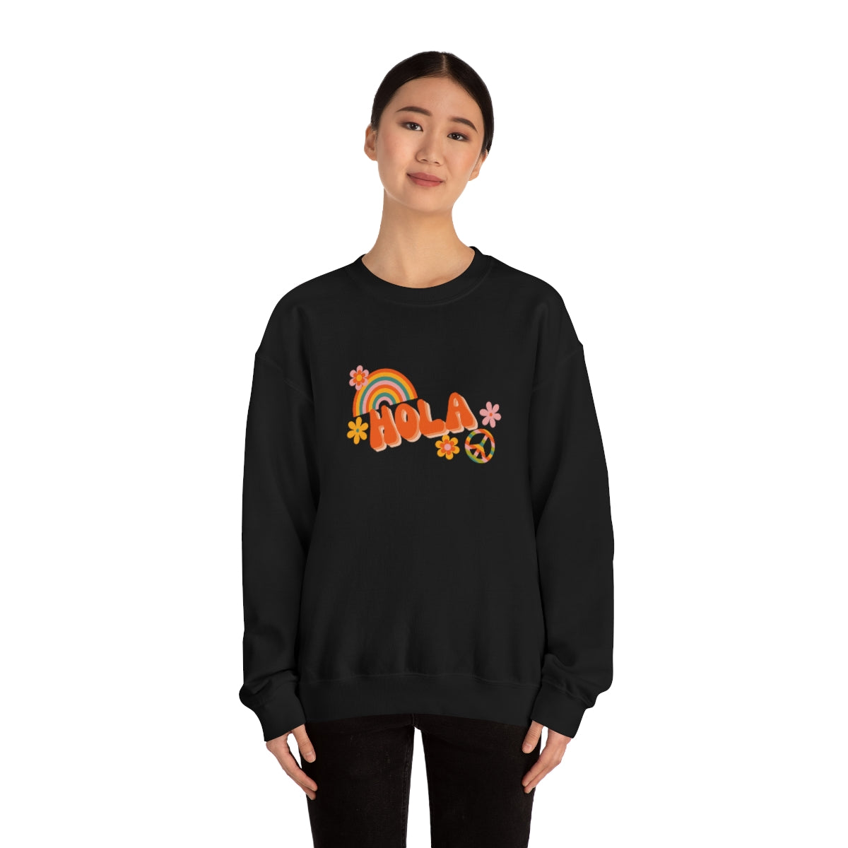 Hola Unisex Heavy Blend™ Crewneck Sweatshirt