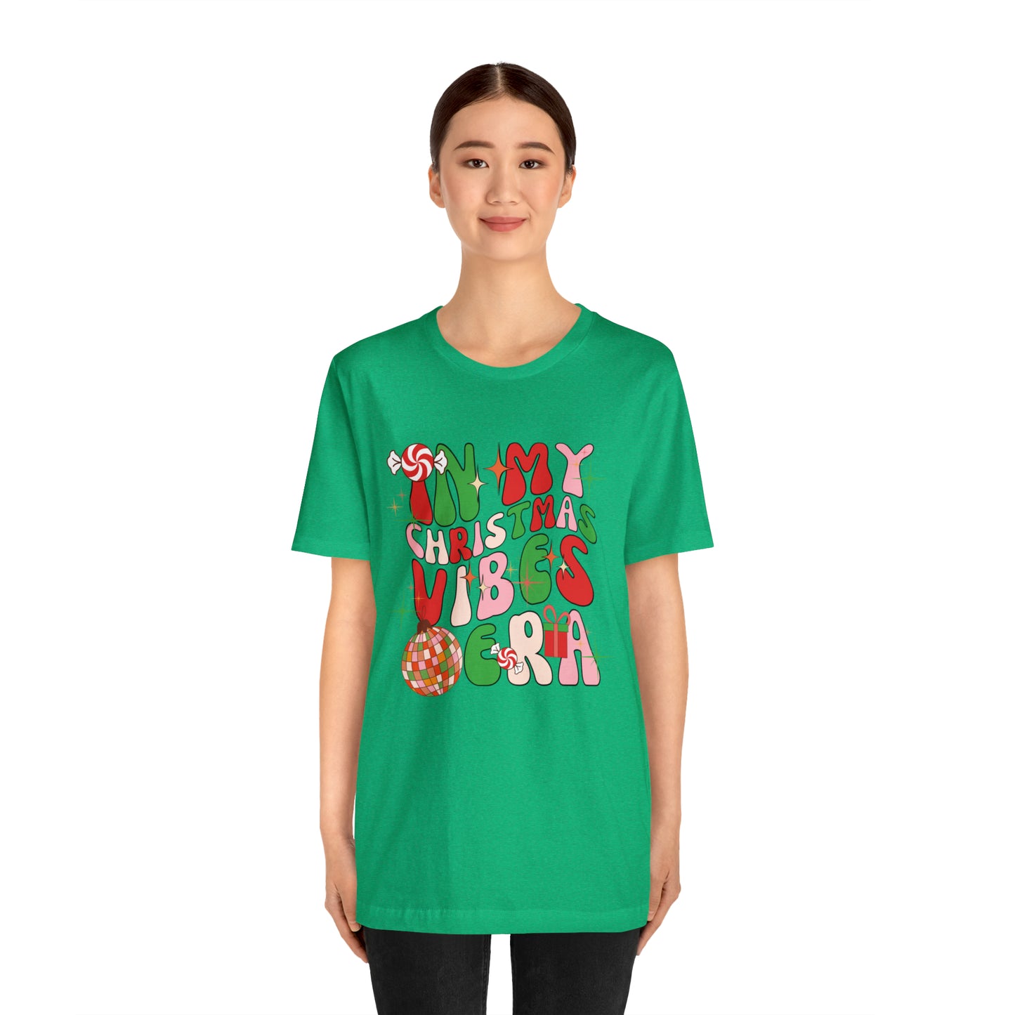 In My Christmas Vibes Era Unisex Jersey Short Sleeve Tee