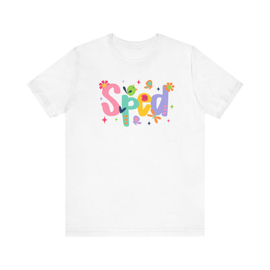 Colorful Playful Sped Tee