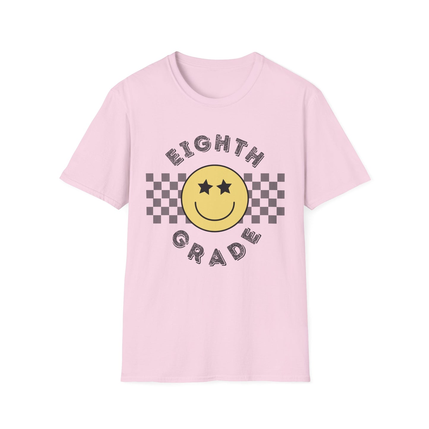 Eighth Grade Star Eyed Smiley Tee