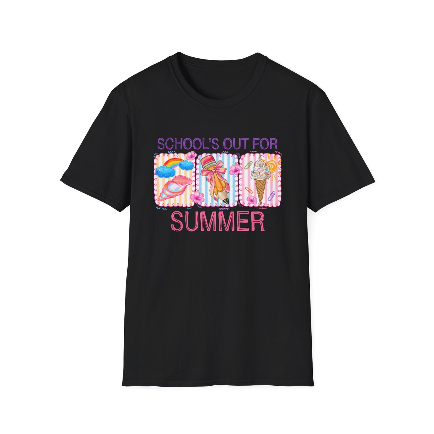 School's Out For Summer Retro Fun Tee
