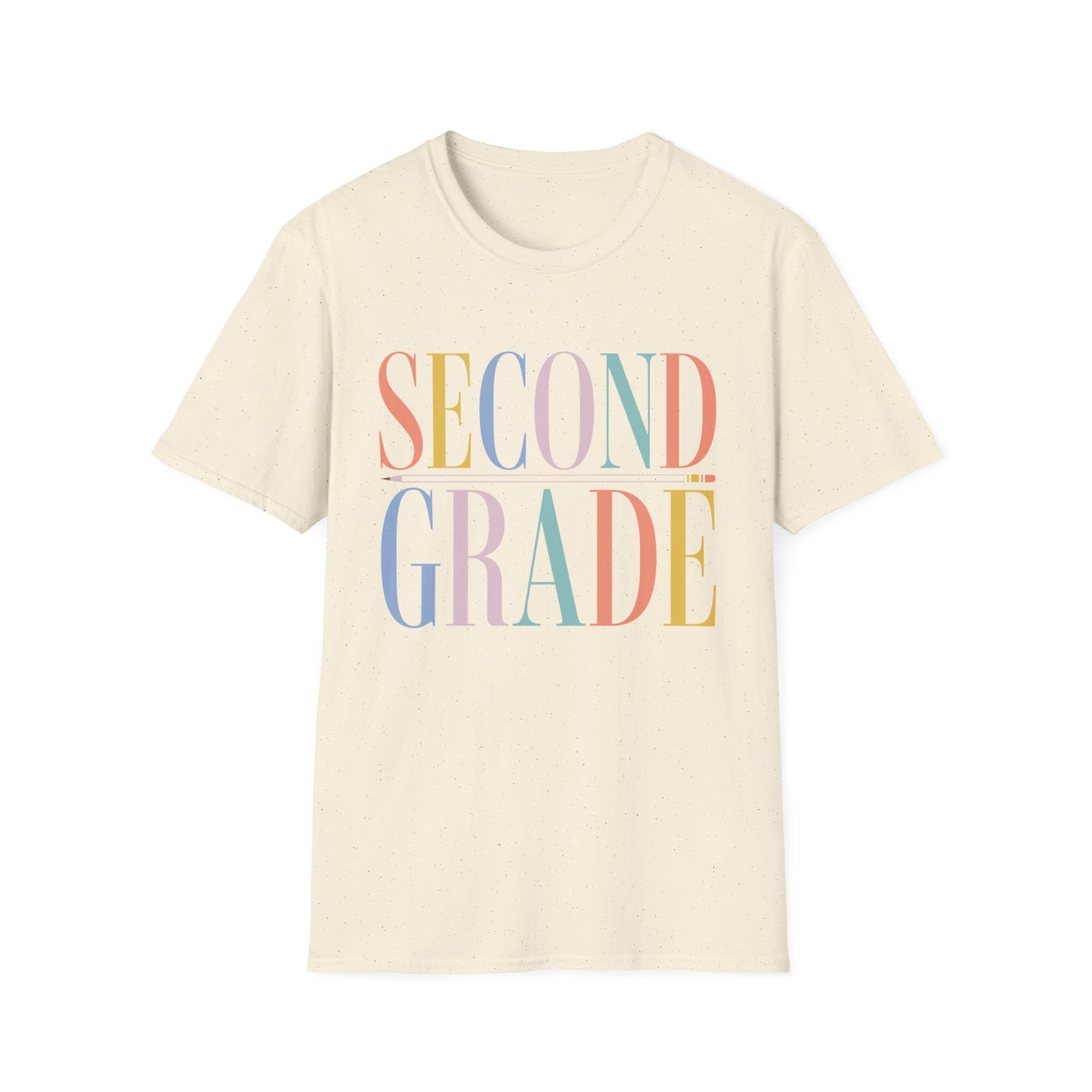 Second Grade Colorblock Teacher Tee