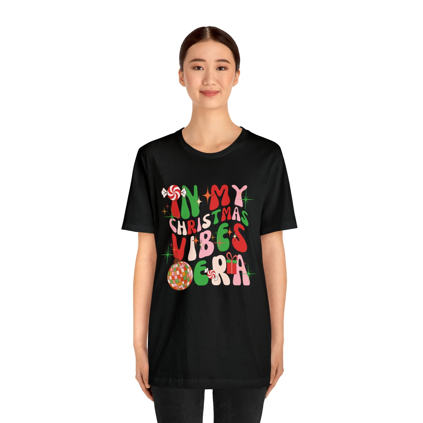 In My Christmas Vibes Era Unisex Jersey Short Sleeve Tee