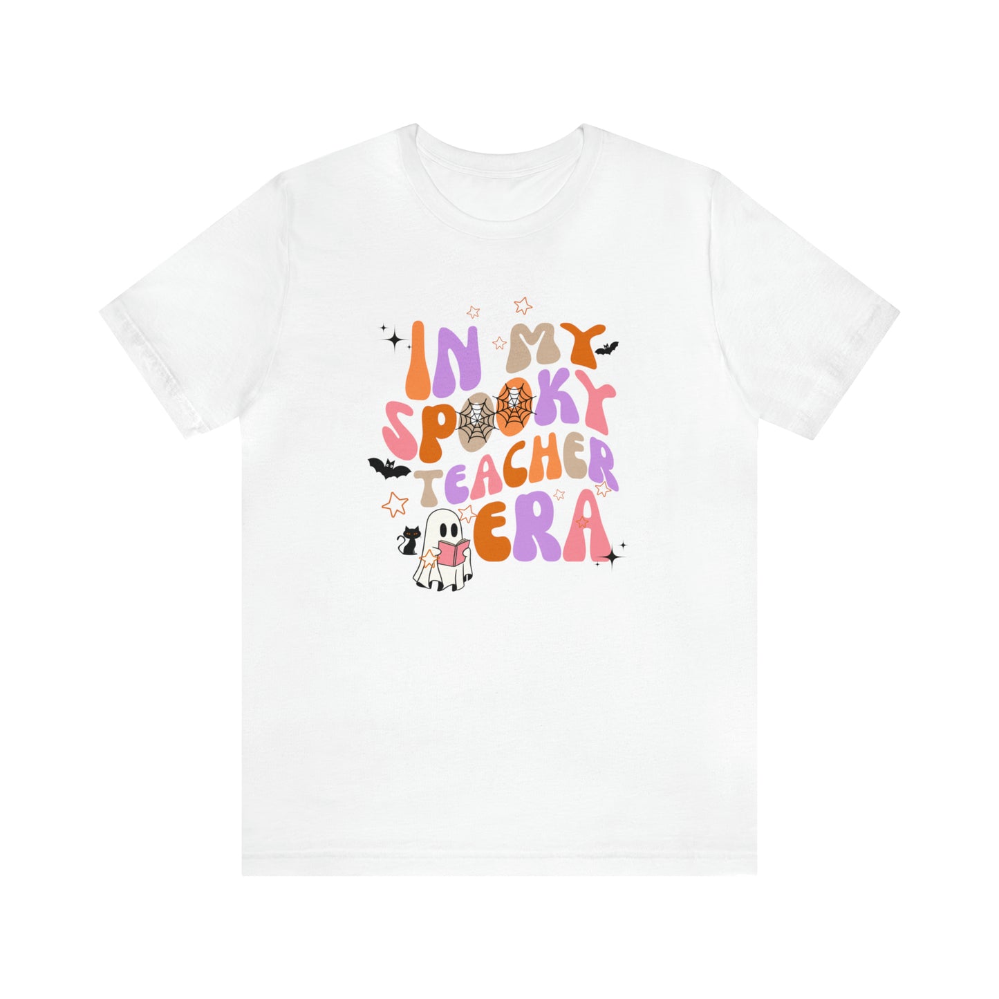 In My Spooky Teacher Era Unisex Jersey Short Sleeve Tee