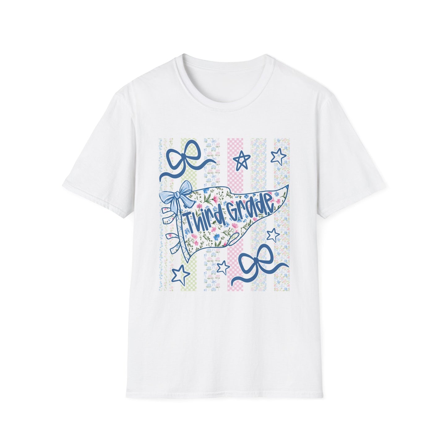 Third Grade Teacher Bow Shirt | Coquette Back to School Tee
