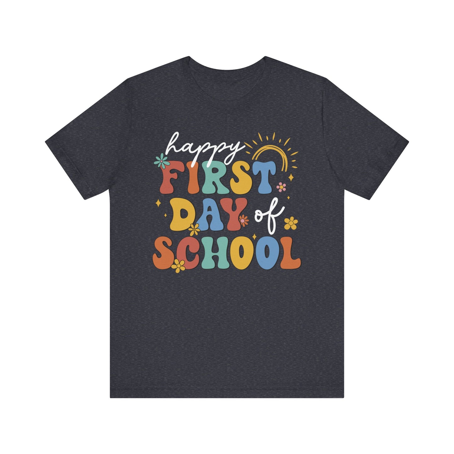 Happy First Day of School Groovy Tee