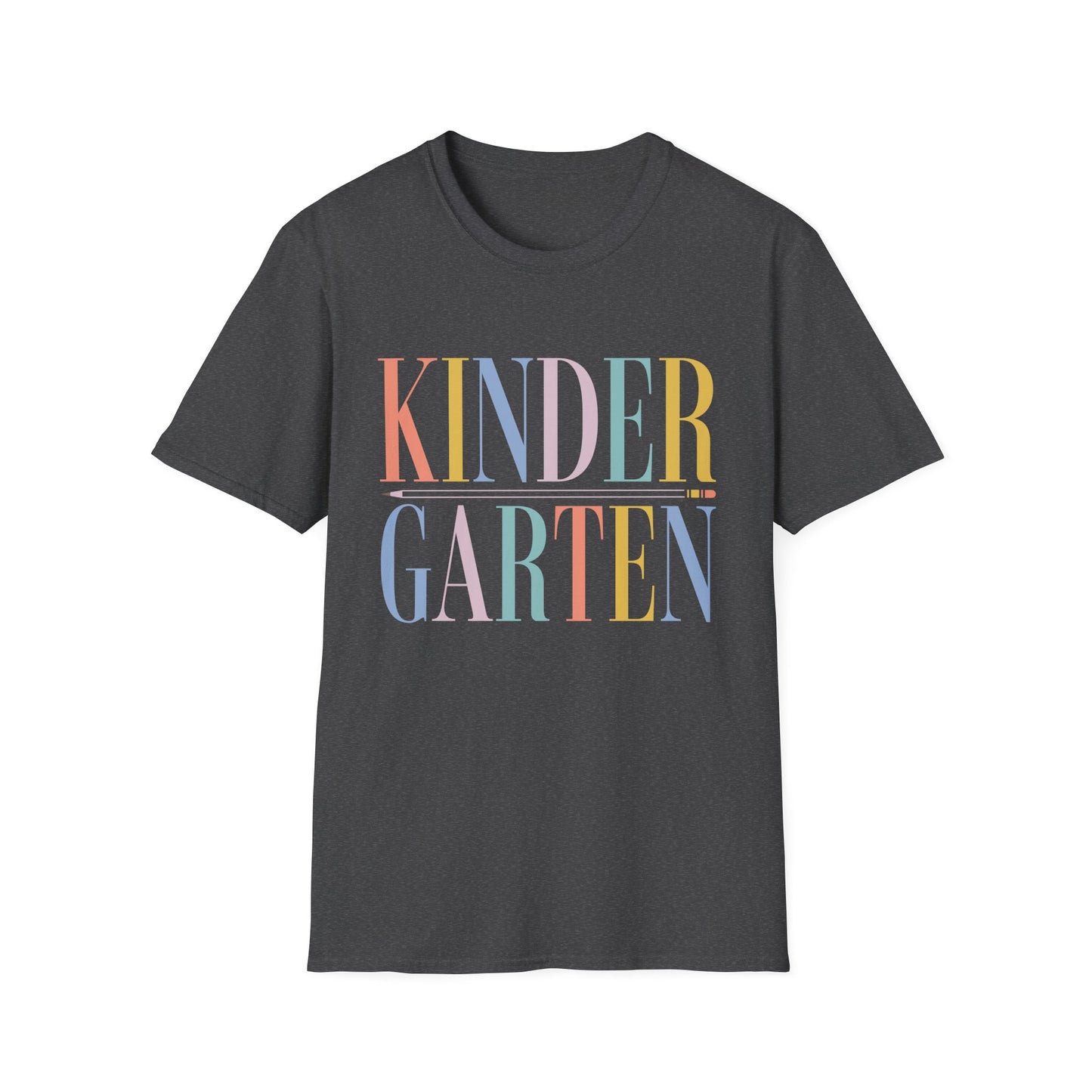 Kindergarten Colorblock Teacher Tee