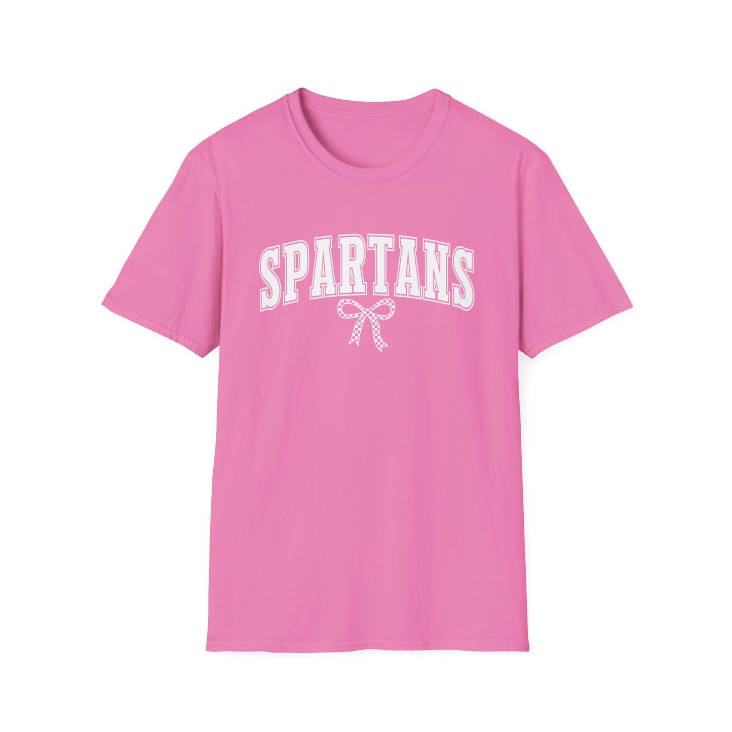 Spartans School Spirit Teacher Tee Retro Bow