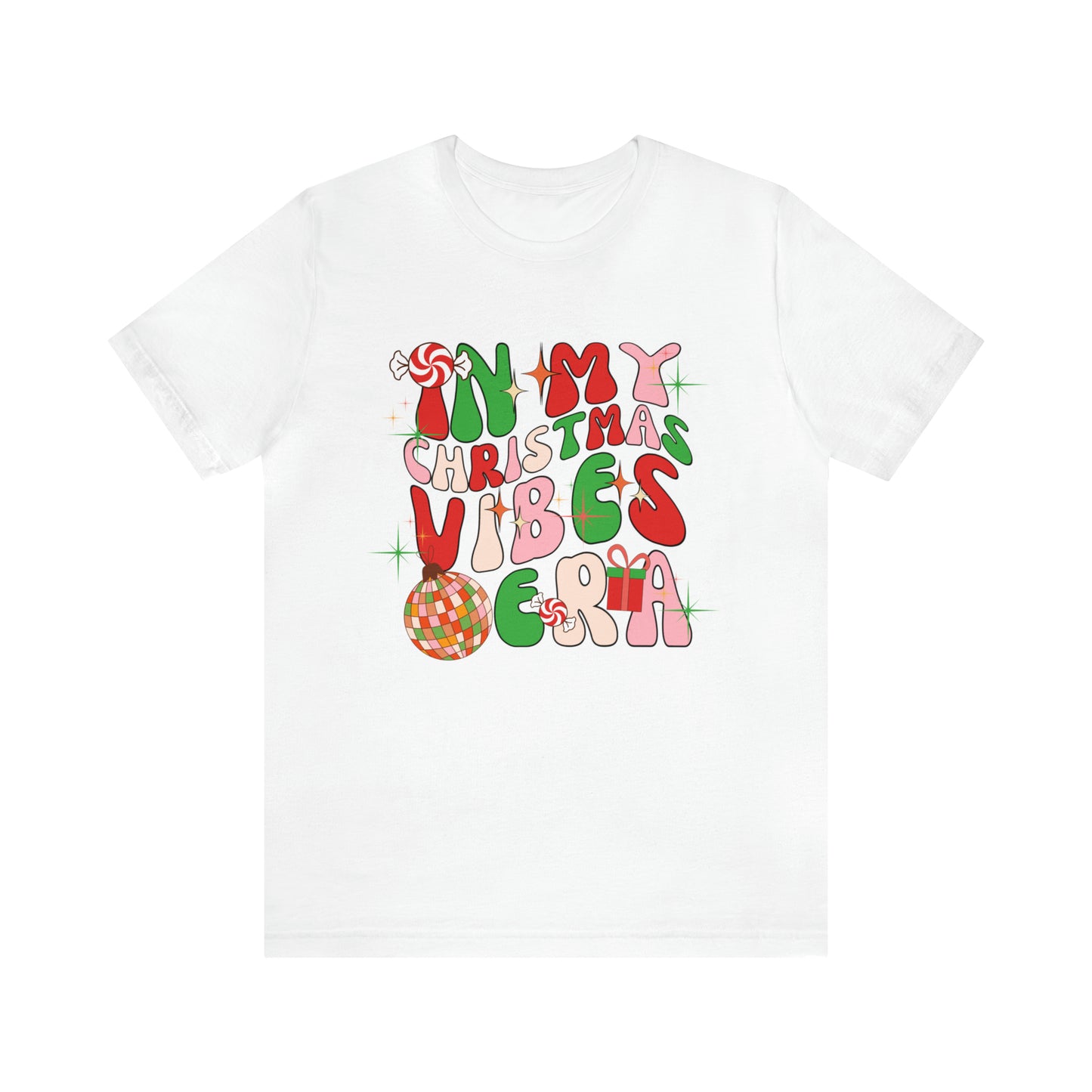 In My Christmas Vibes Era Unisex Jersey Short Sleeve Tee