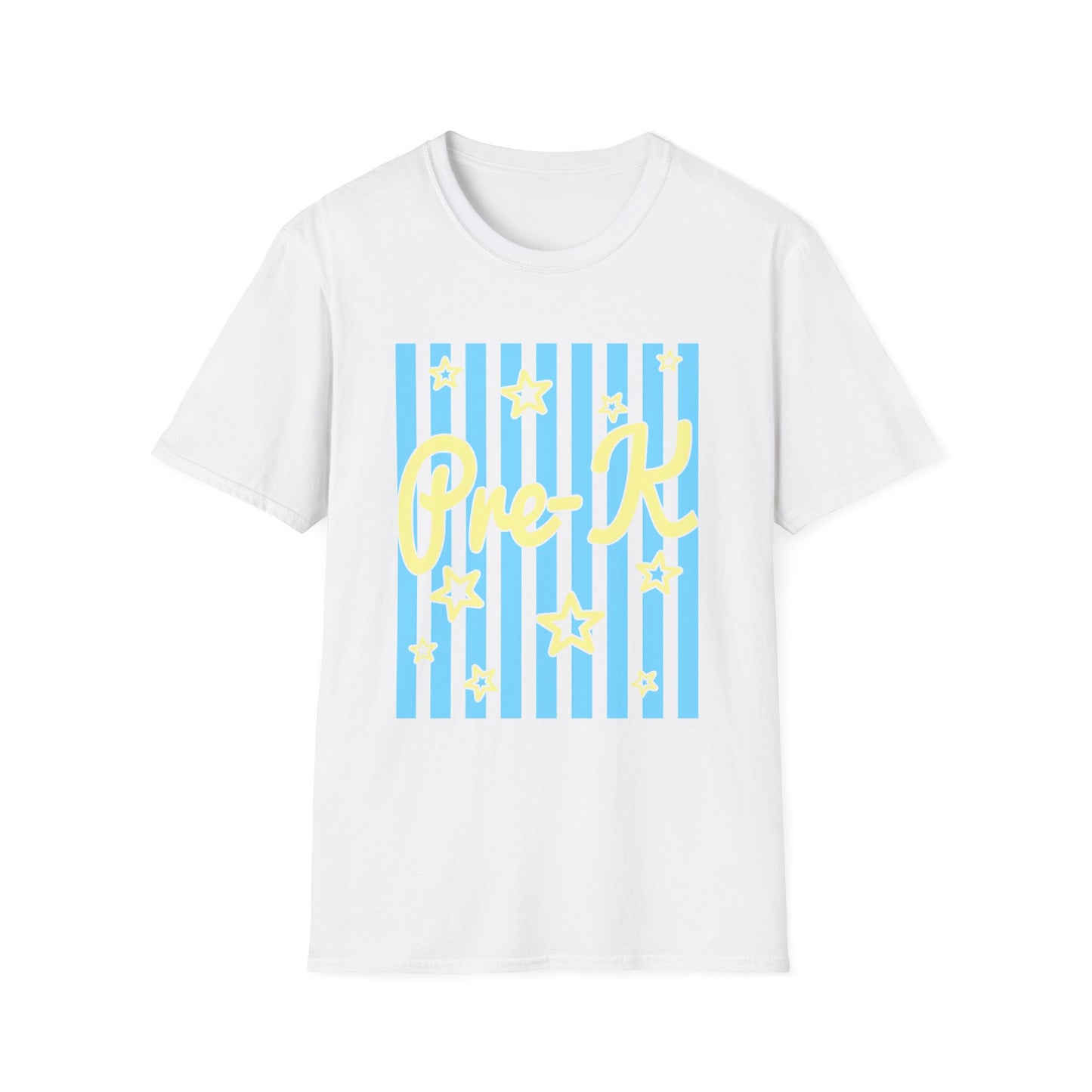 Pre-K Striped Stars Teacher Tee
