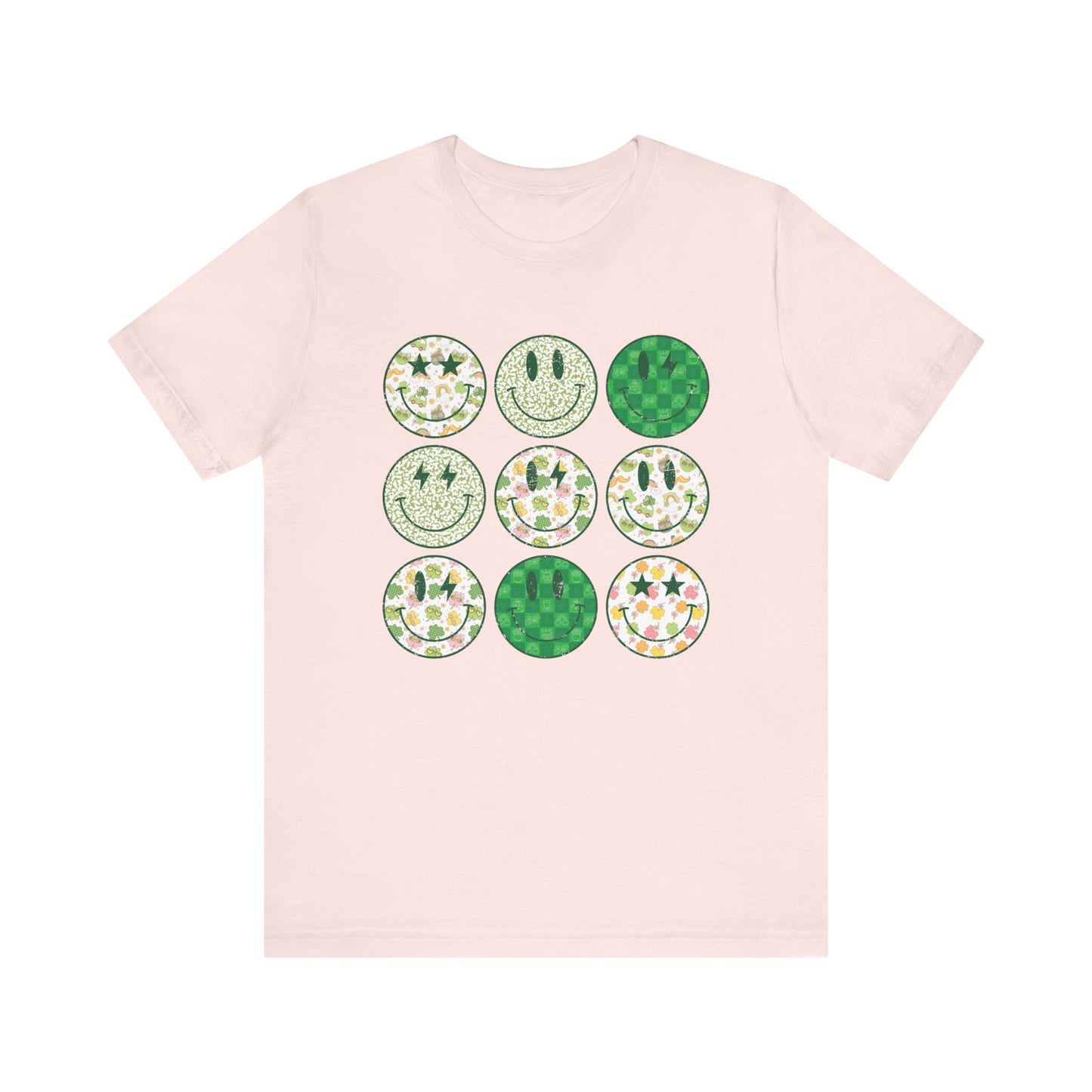 St Patrick's Smiley Faces Tee