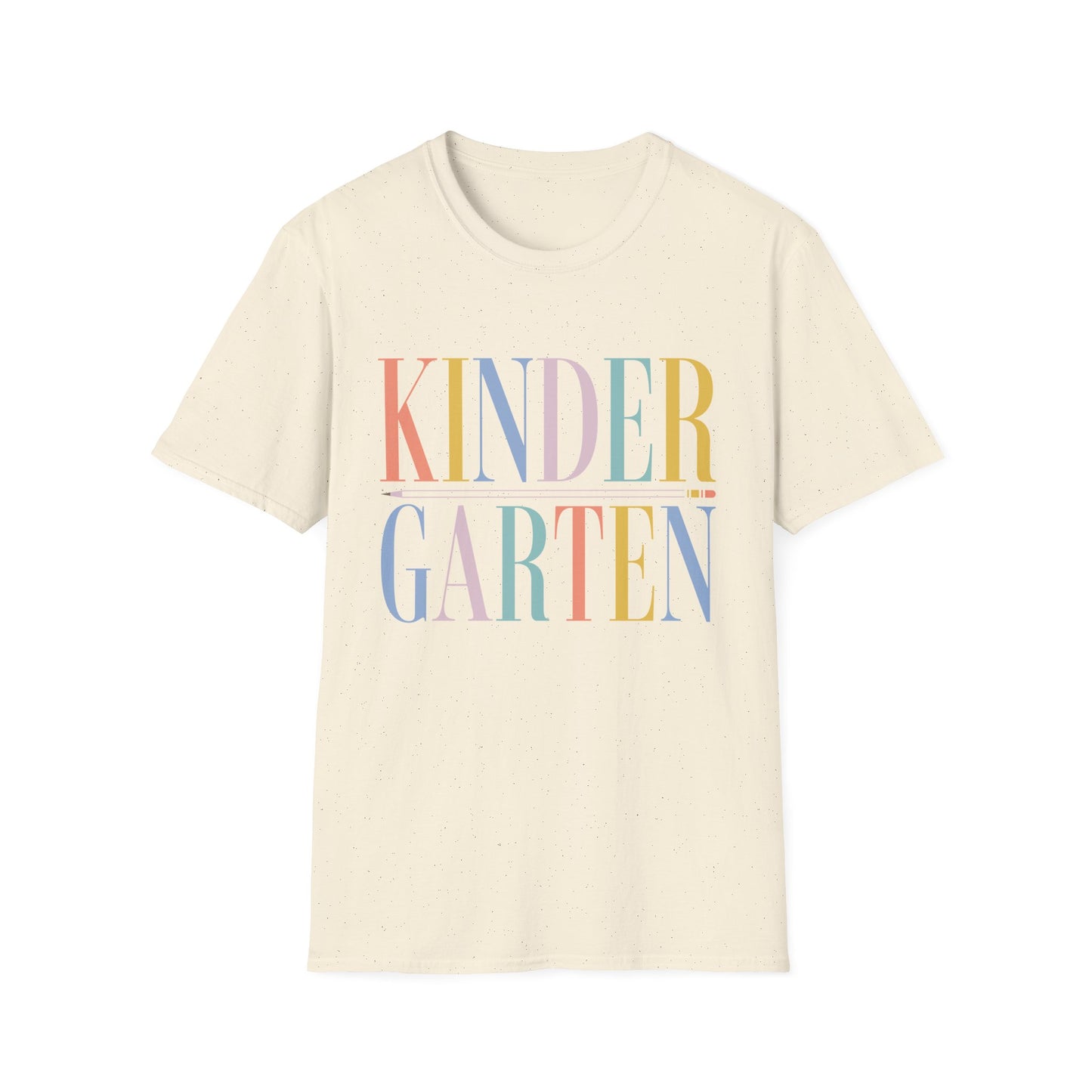 Kindergarten Colorblock Teacher Tee