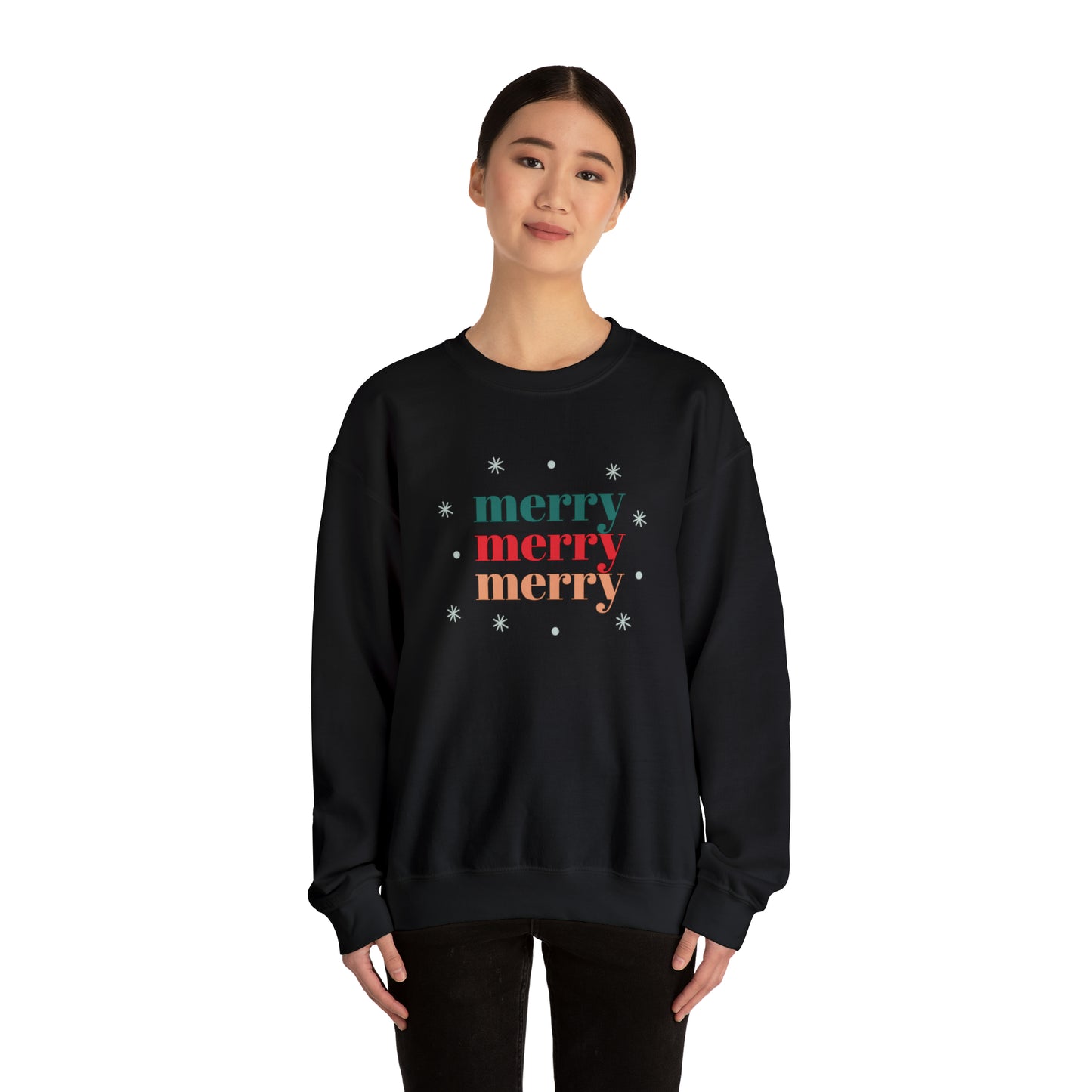 Merry Merry Merry Unisex Heavy Blend™ Crewneck Sweatshirt