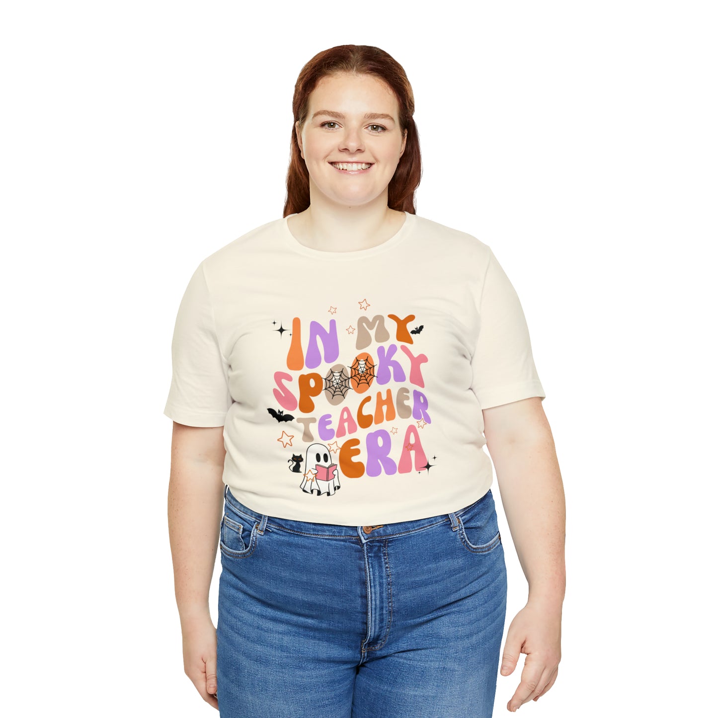 In My Spooky Teacher Era Unisex Jersey Short Sleeve Tee