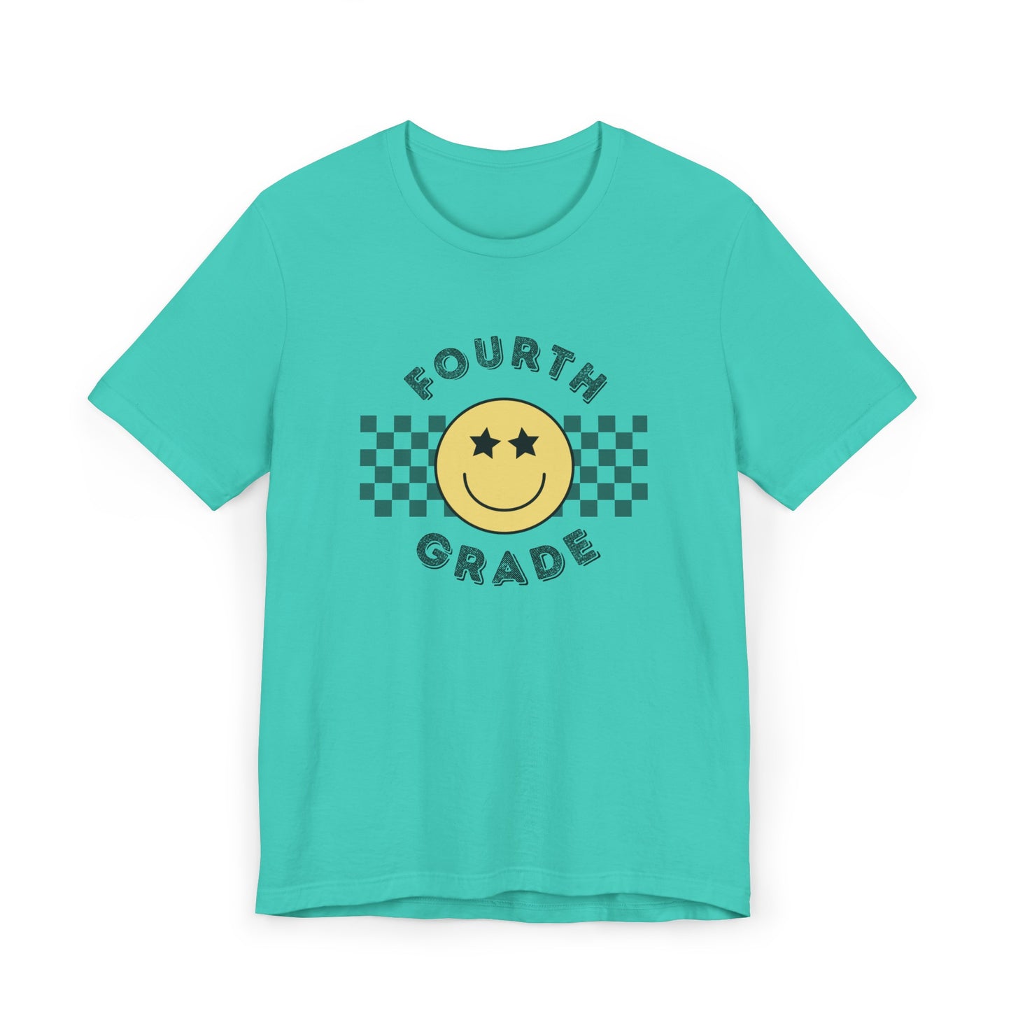 Fourth Grade Star Eyed Smiley Tee