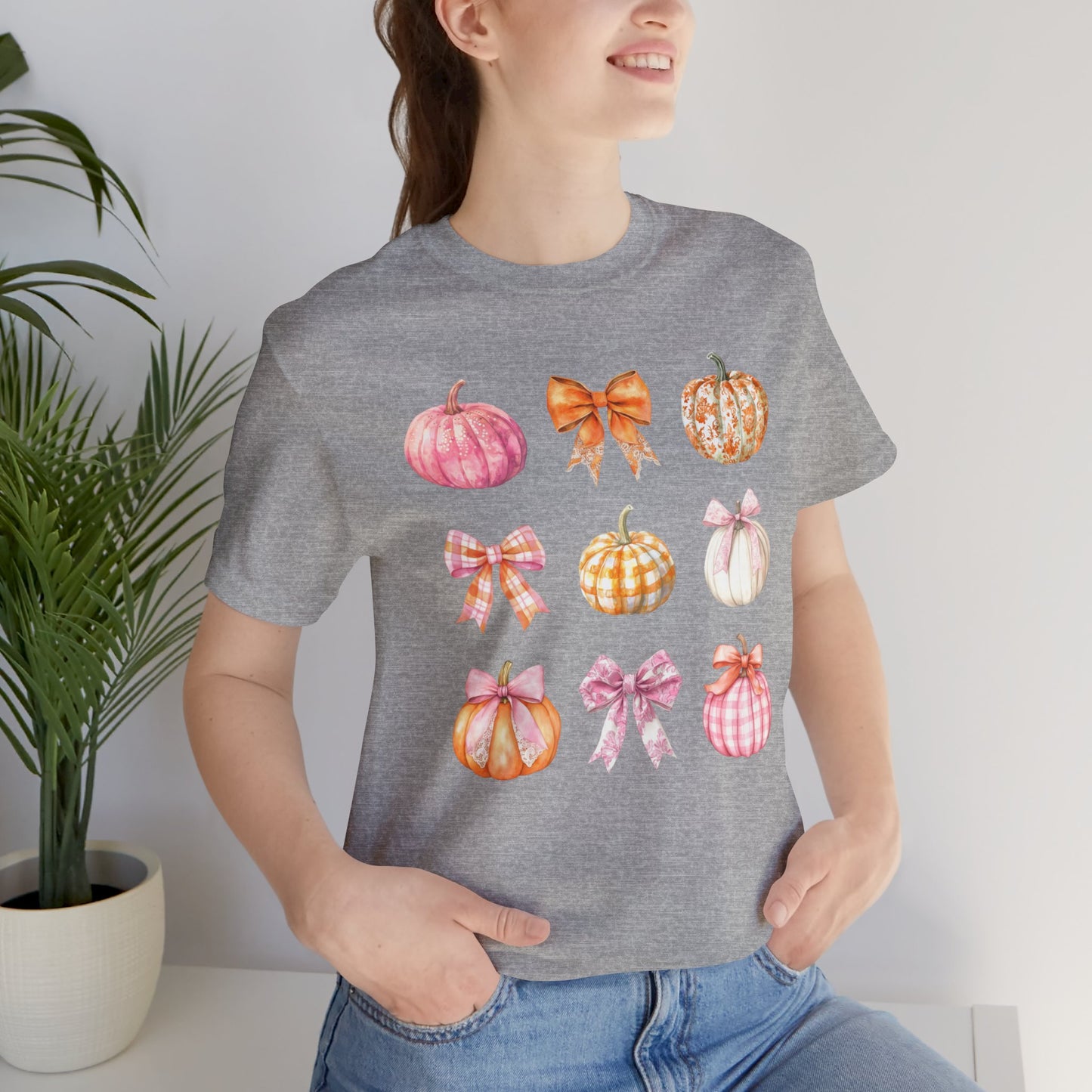 Coquette Gingham Pumpkins Tee