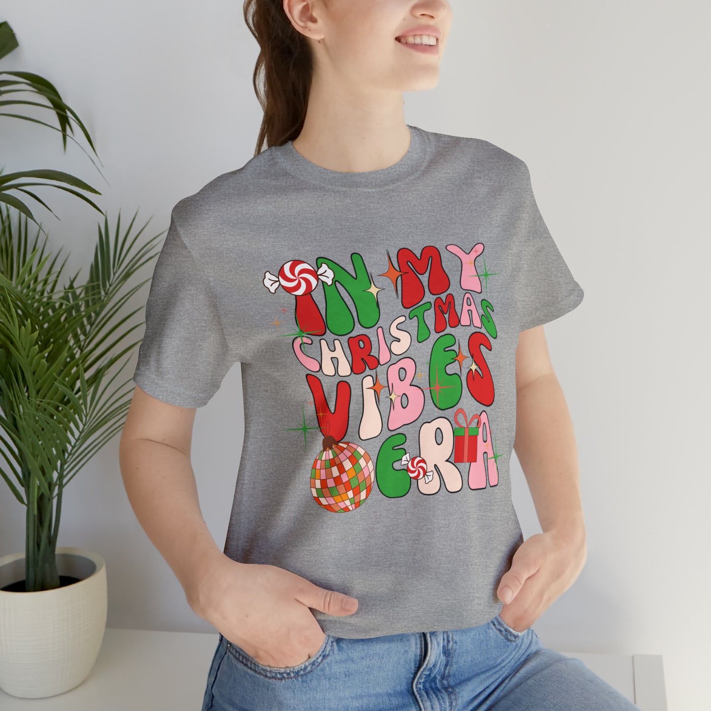 In My Christmas Vibes Era Unisex Jersey Short Sleeve Tee