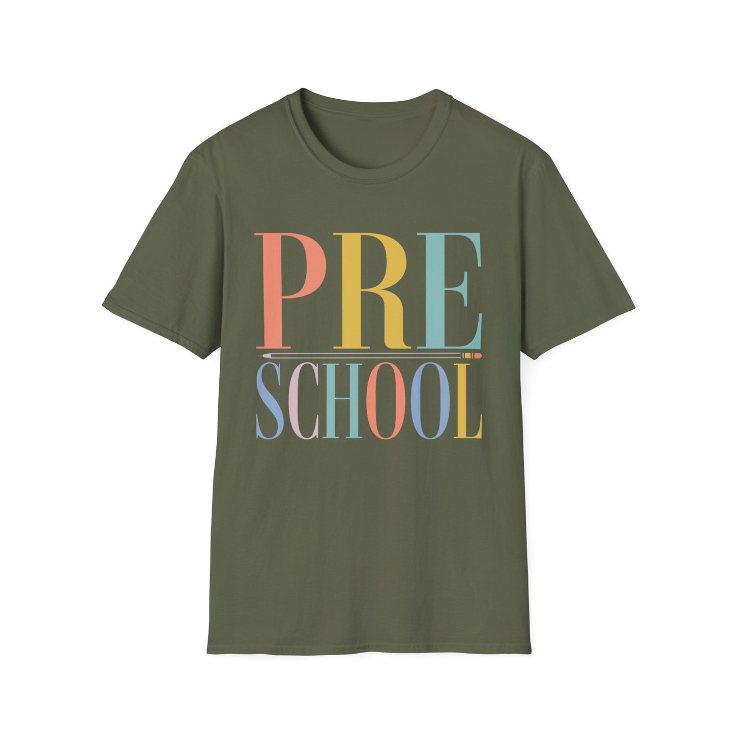 Preschool Colorblock Teacher Tee