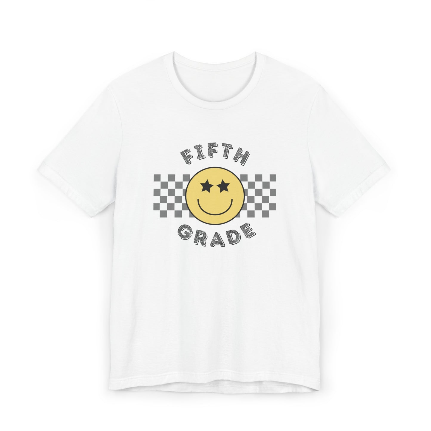 Fifth Grade Star Eyed Smiley Tee