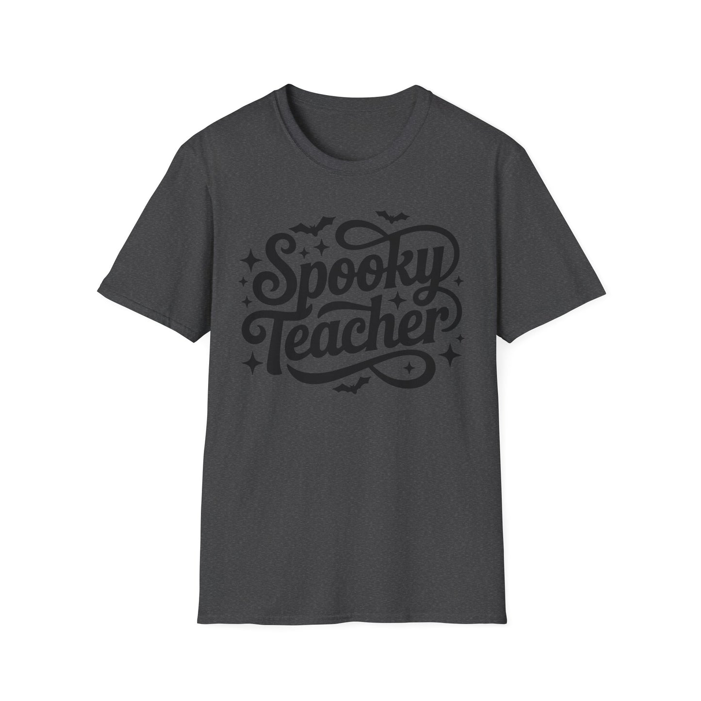 Halloween Spooky Teacher Cursive Graphic Tee