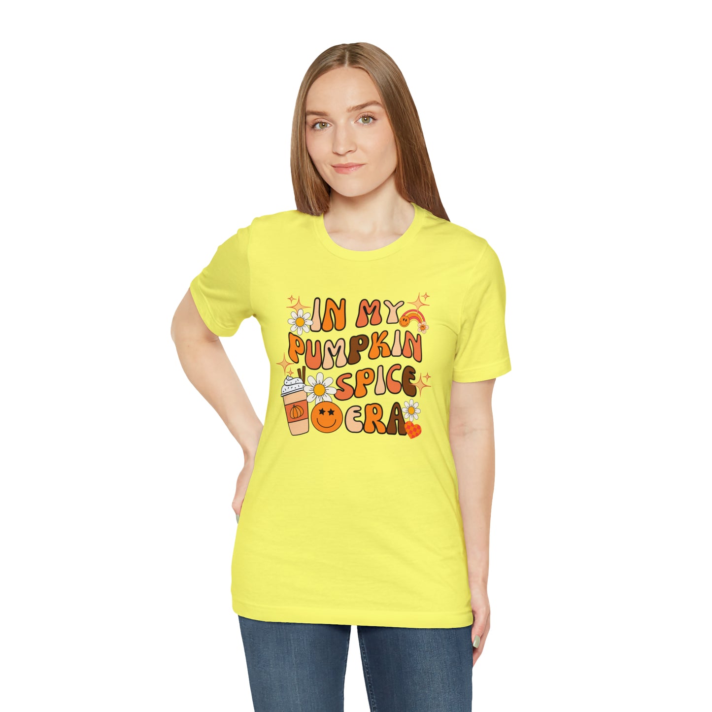 In My Pumpkin Spice Era Unisex Jersey Short Sleeve Tee