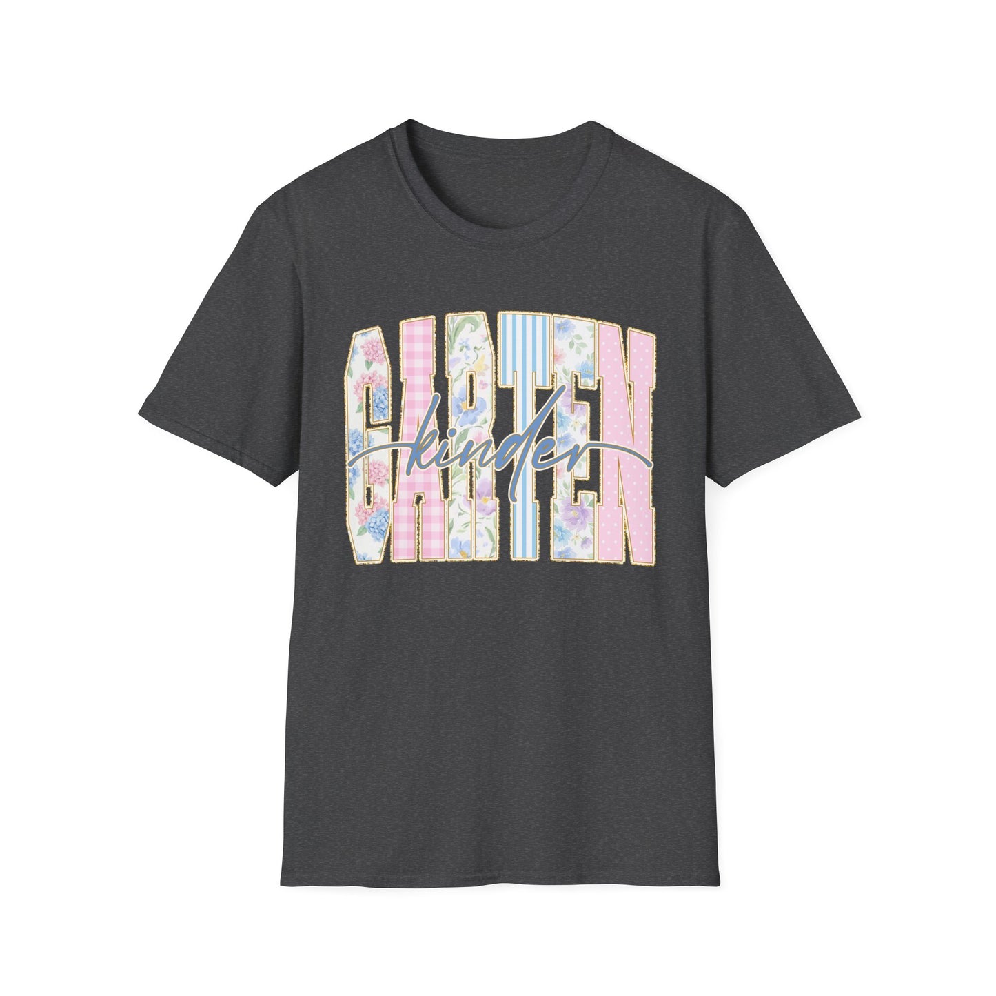 Kinder Teacher Shirt | Floral Coquette Back to School Tee