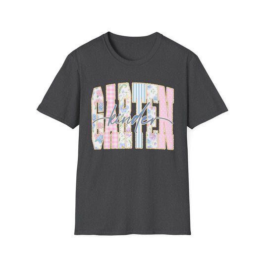 Kinder Teacher Shirt | Floral Coquette Back to School Tee