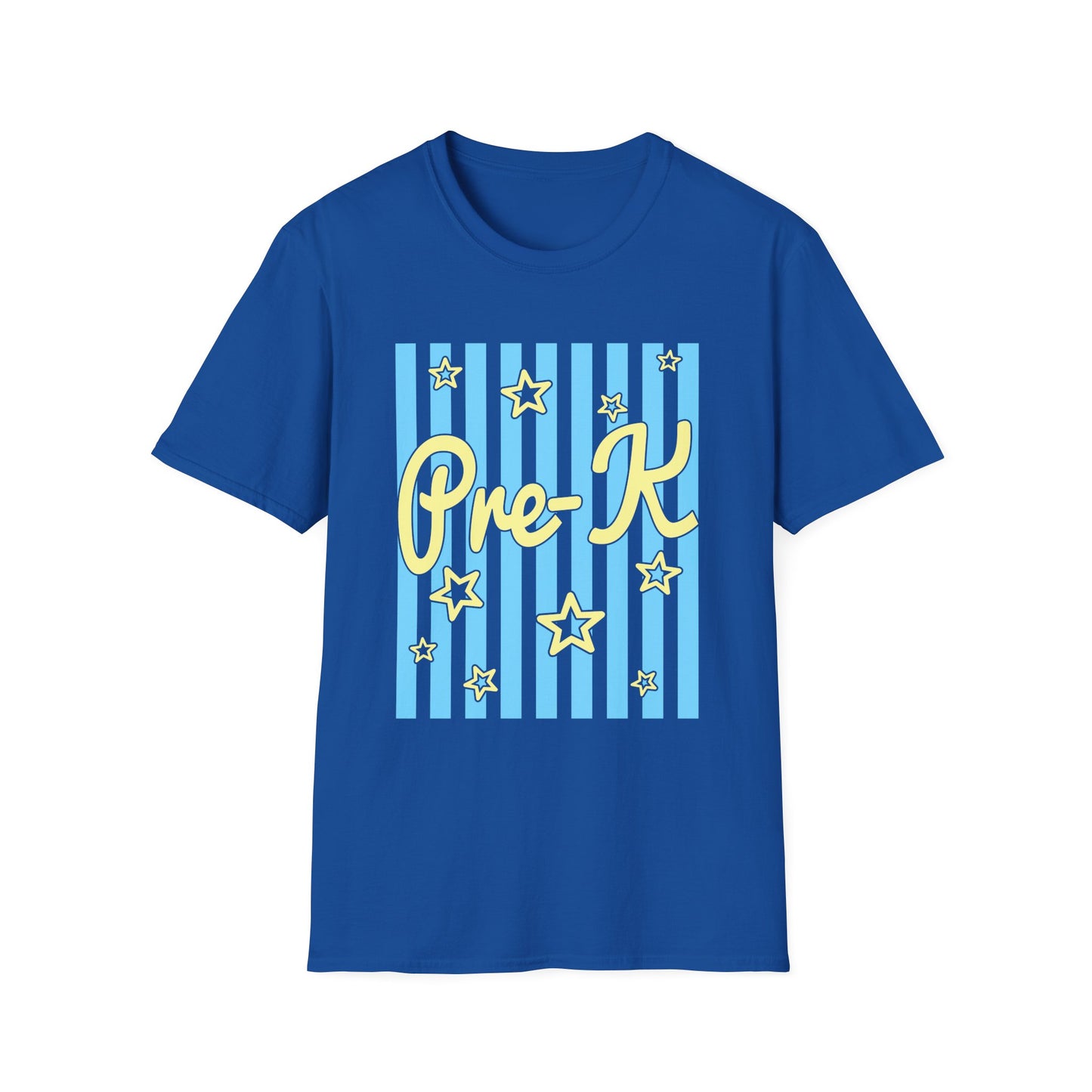 Pre-K Striped Stars Teacher Tee
