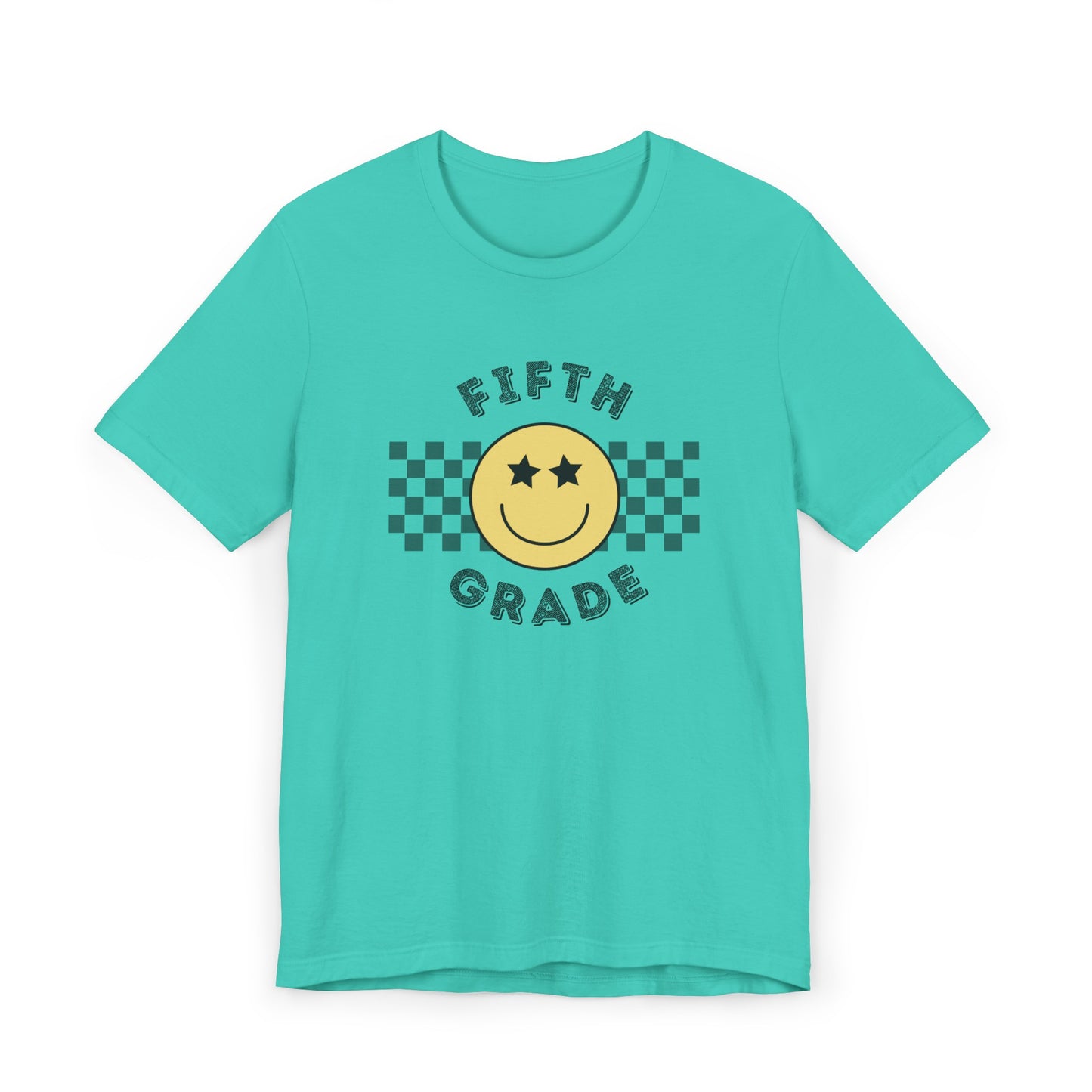 Fifth Grade Star Eyed Smiley Tee