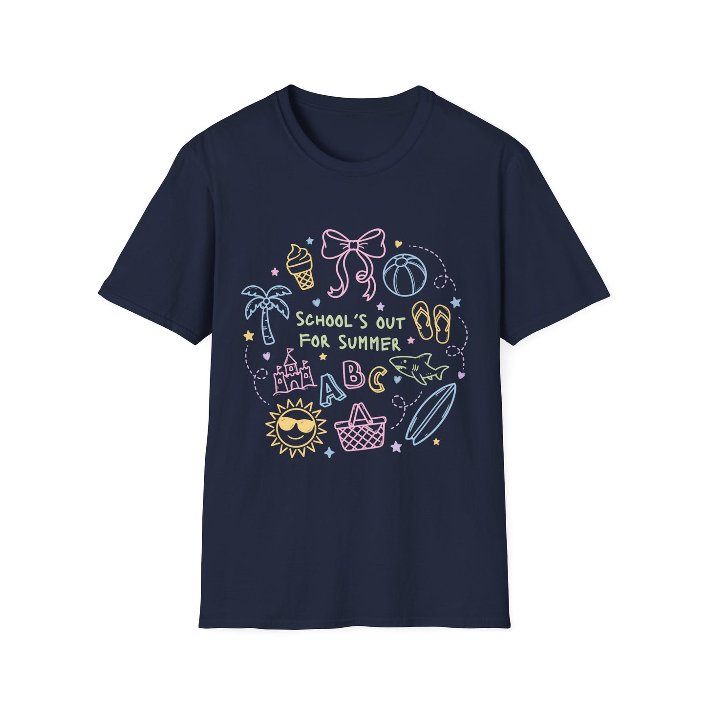 Chalkboard School's Out for Summer Tee