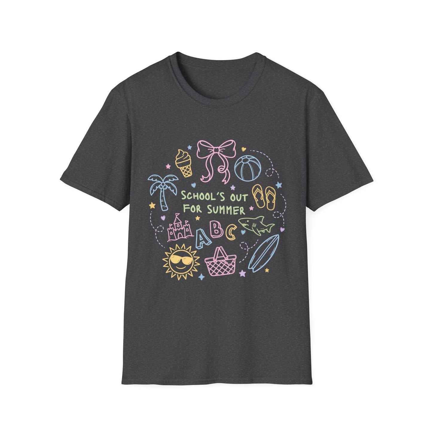 Chalkboard School's Out for Summer Tee