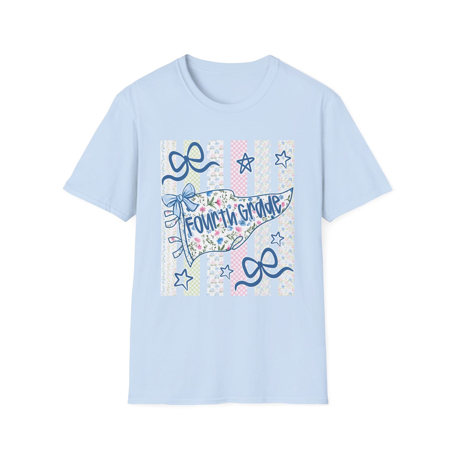 Fourth Grade Teacher Bow Shirt | Coquette Back to School Tee