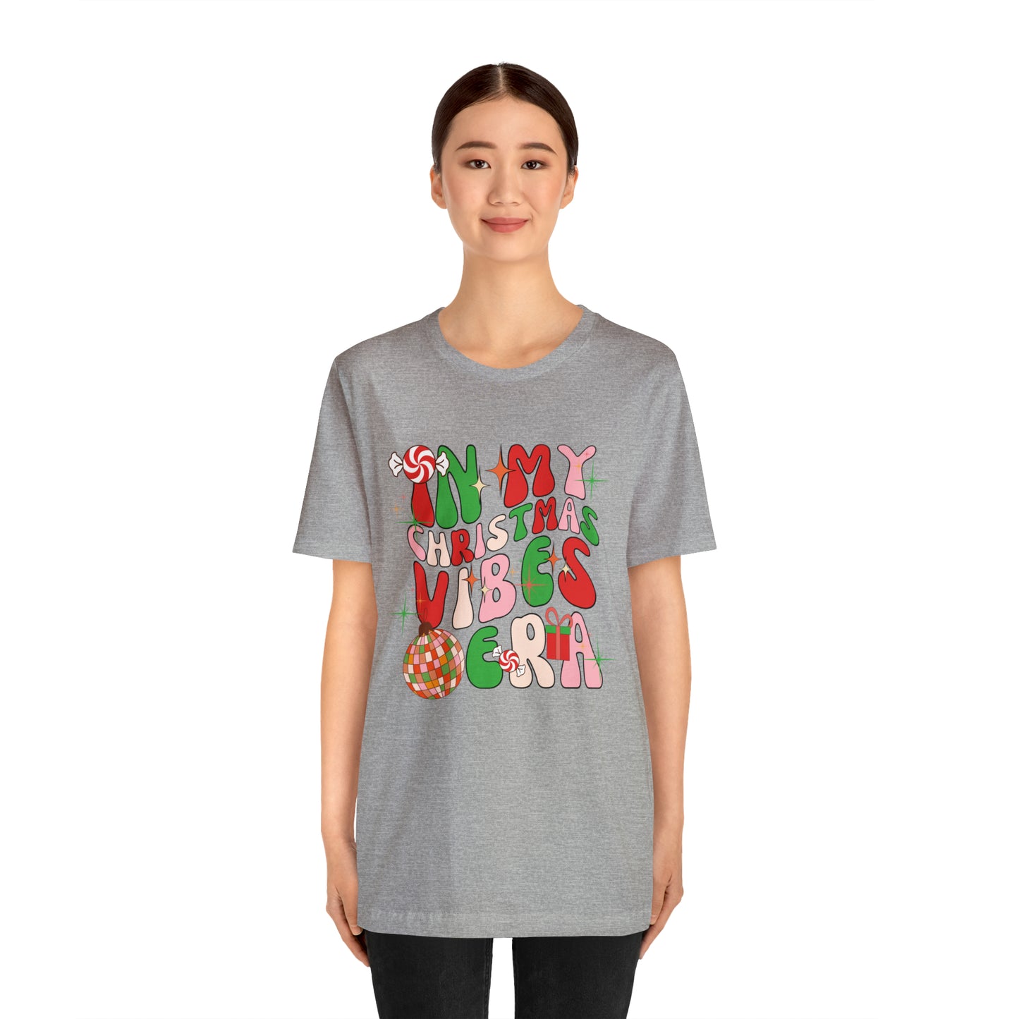 In My Christmas Vibes Era Unisex Jersey Short Sleeve Tee