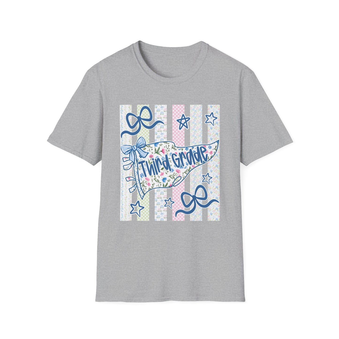 Third Grade Teacher Bow Shirt | Coquette Back to School Tee