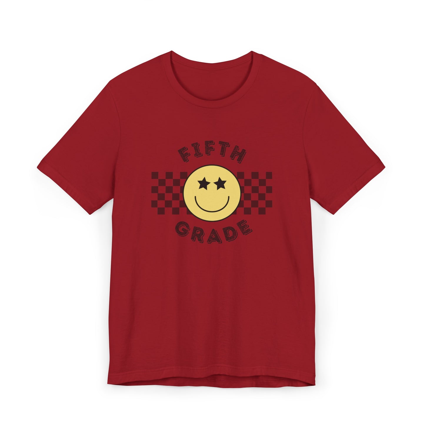 Fifth Grade Star Eyed Smiley Tee