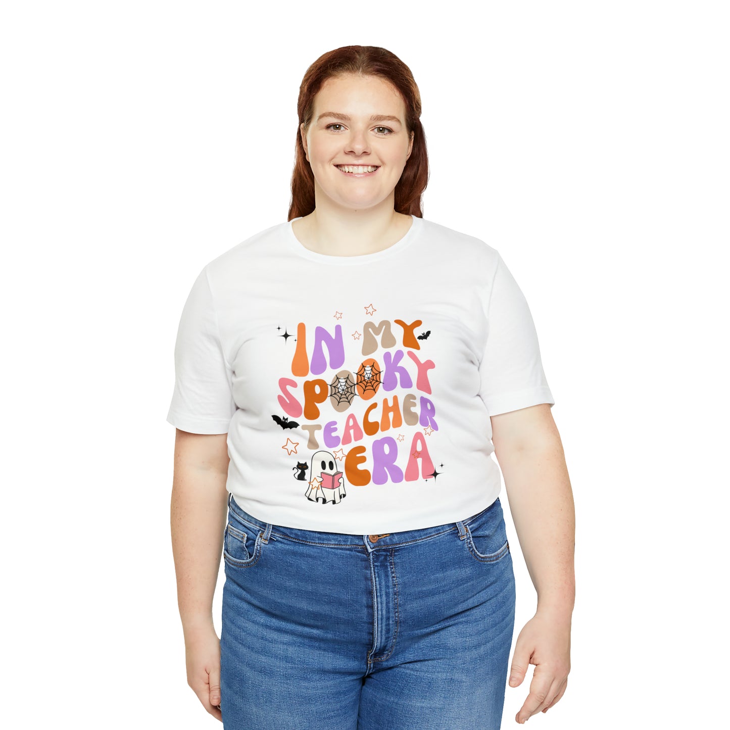In My Spooky Teacher Era Unisex Jersey Short Sleeve Tee