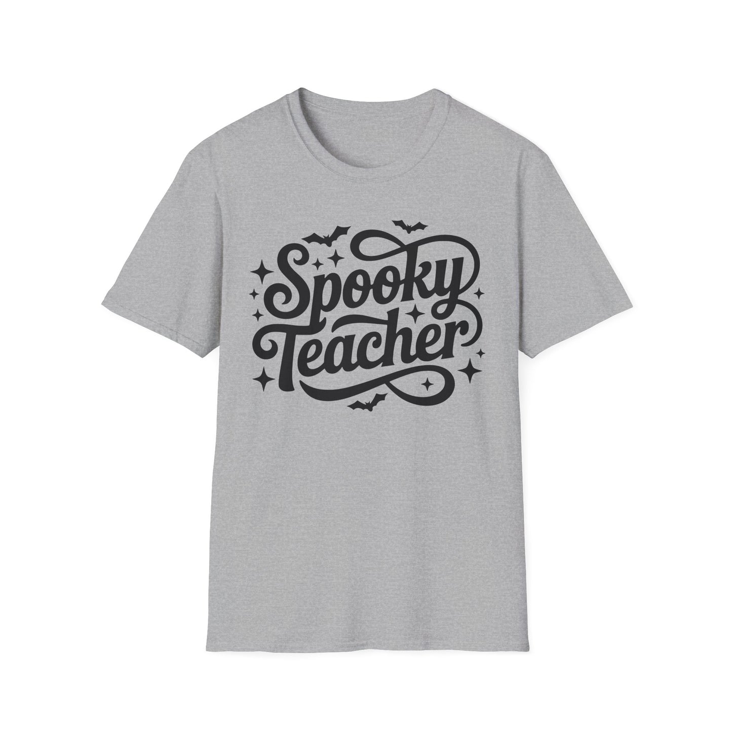 Halloween Spooky Teacher Cursive Graphic Tee