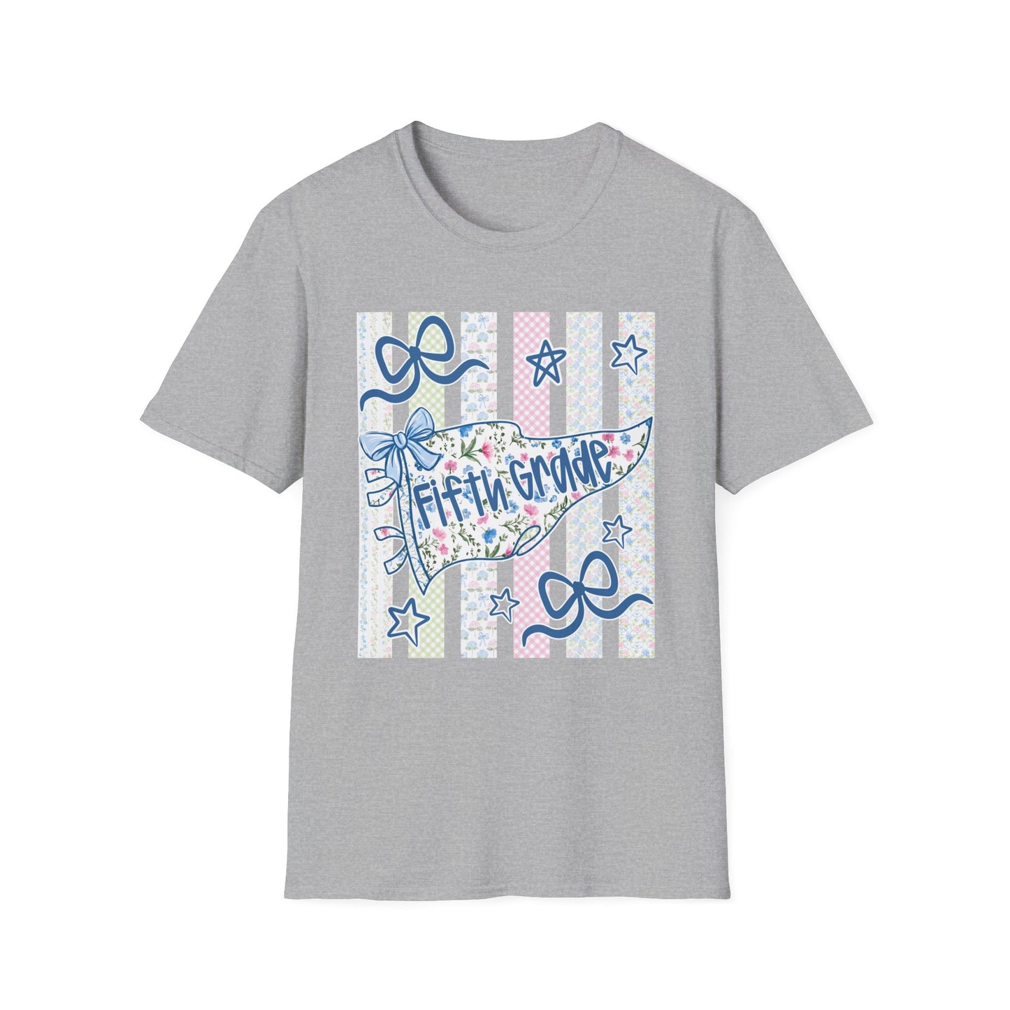 Fifth Grade Teacher Bow Shirt | Coquette Back to School Tee
