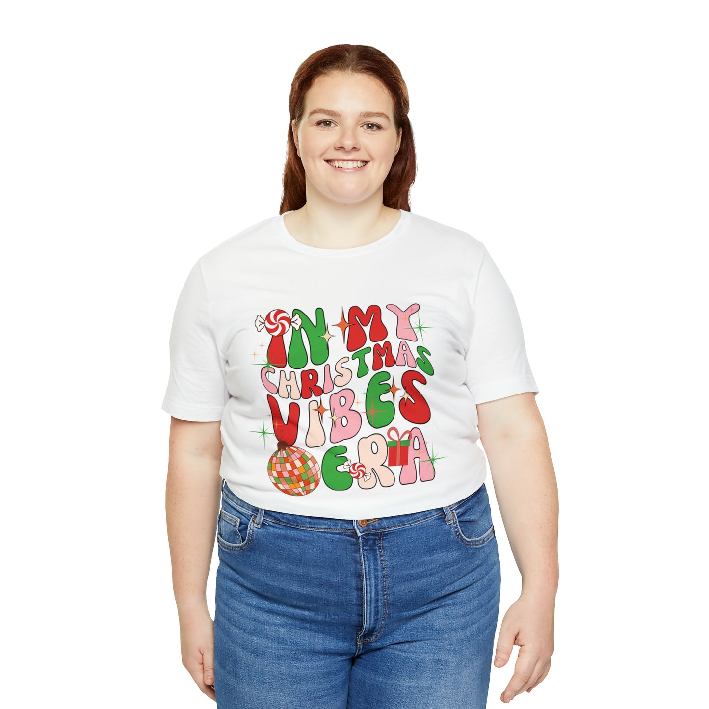 In My Christmas Vibes Era Unisex Jersey Short Sleeve Tee